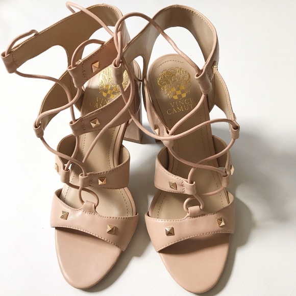 Vince Camuto Shoes - Vince Camuto Winola Lace Up Heels - Size 7.5